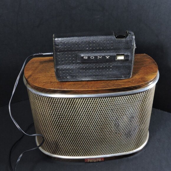 Vintage PHILIPS 1950's "Old School" Speaker Repurposed For Plug N Play - Picture 10 of 10